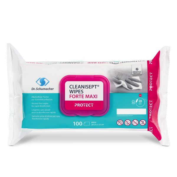 Cleanisept Wipes - MAXI - FORTE | 100 Tücher